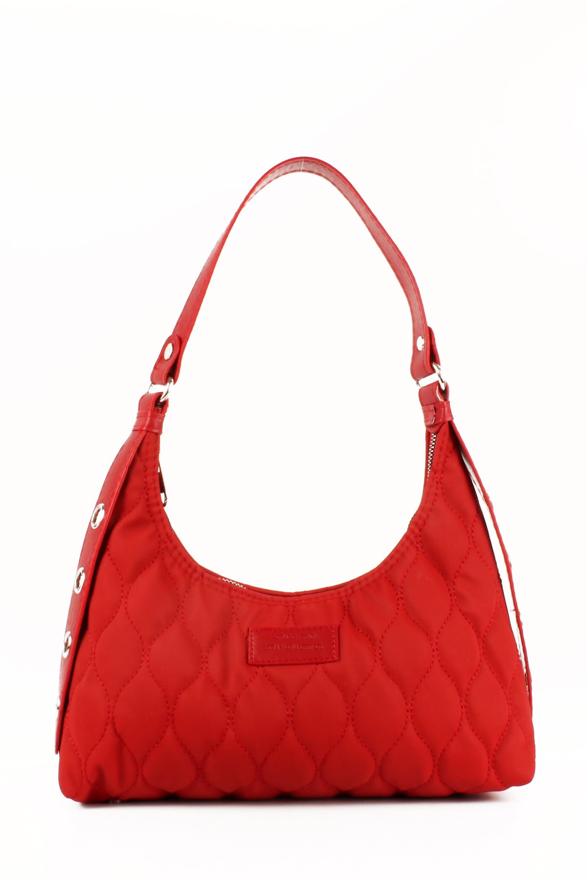LWE10686-SyhTalhaLuwwe Bag'sKadın Paraşüt Kumaş Özel Nakışlı Kemer Detaylı Baget Çanta (10686)