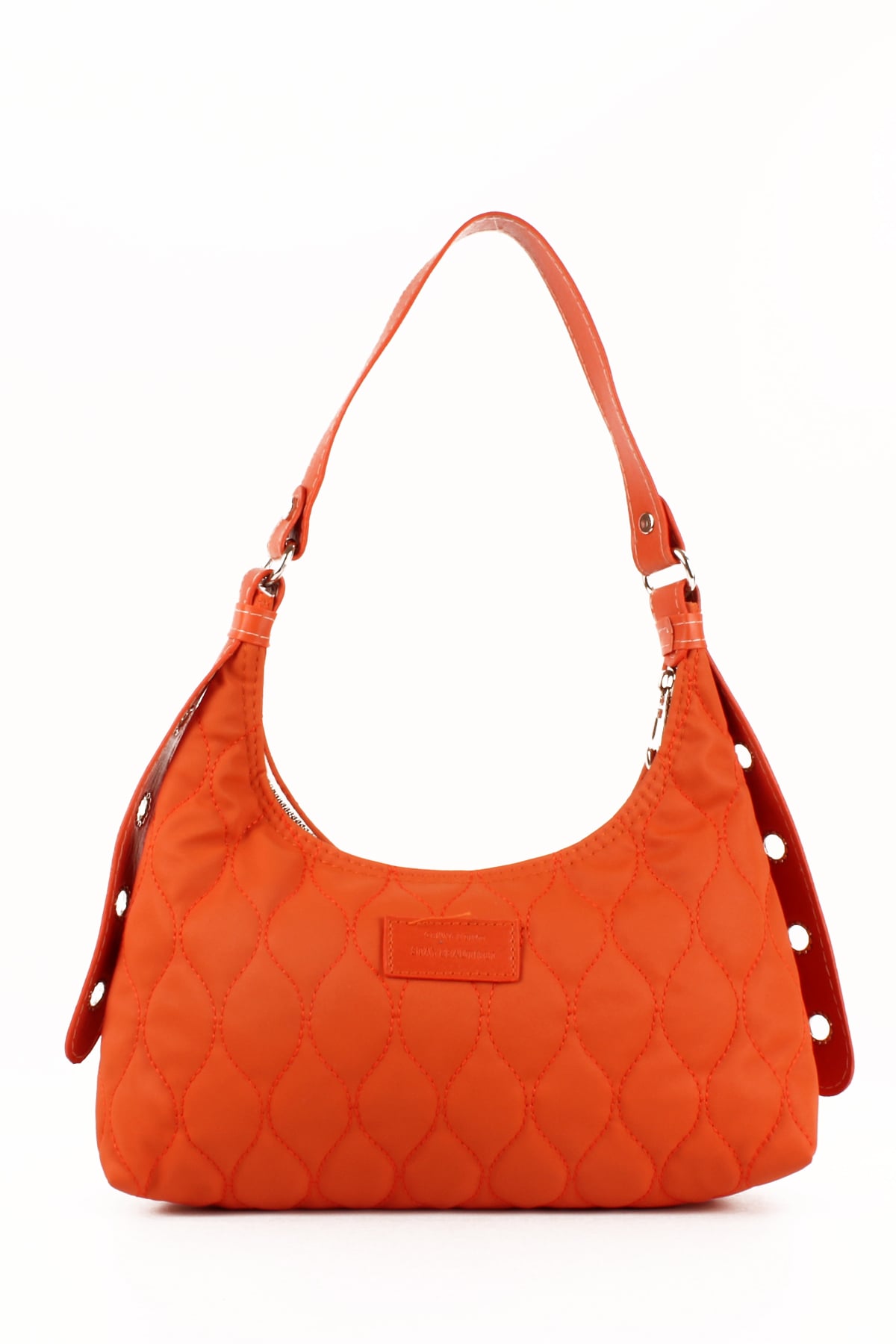 LWE10686-SyhTalhaLuwwe Bag'sKadın Paraşüt Kumaş Özel Nakışlı Kemer Detaylı Baget Çanta (10686)