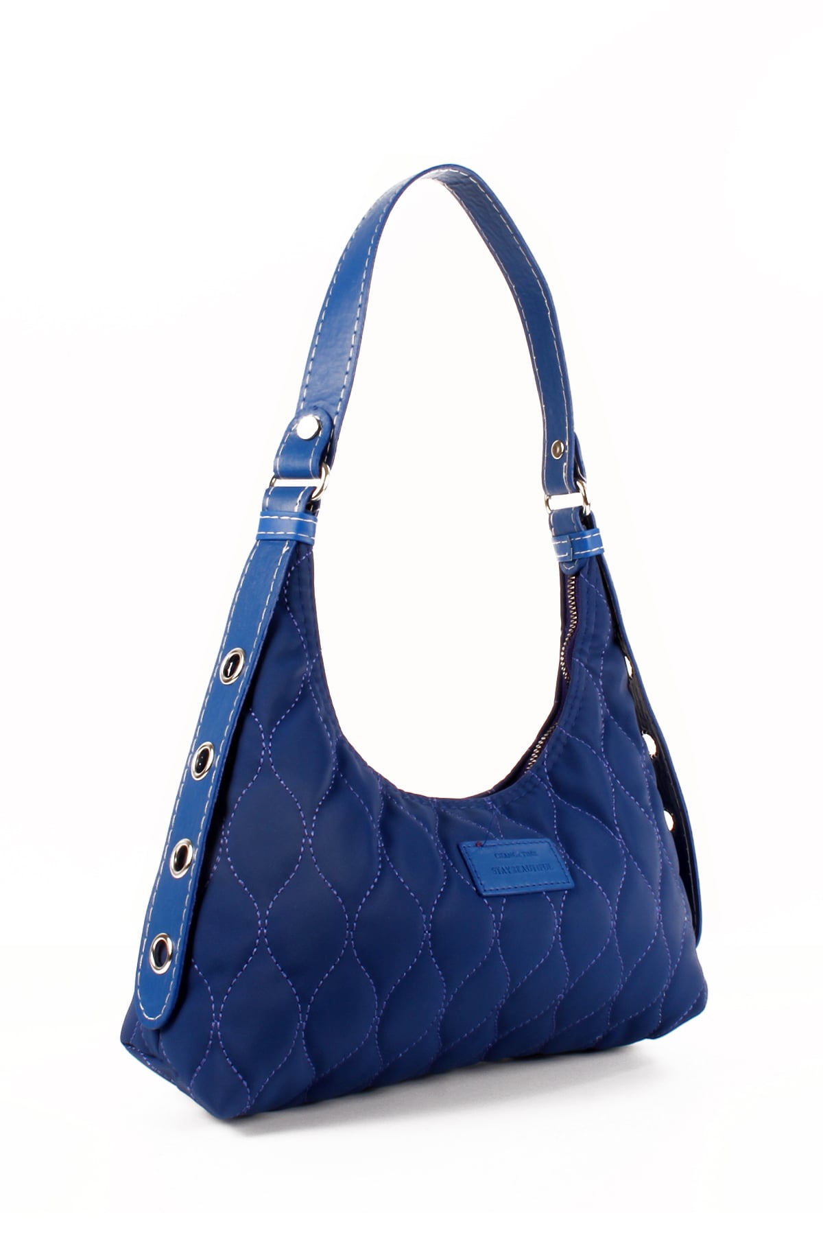 LWE10686-SyhTalhaLuwwe Bag'sKadın Paraşüt Kumaş Özel Nakışlı Kemer Detaylı Baget Çanta (10686)