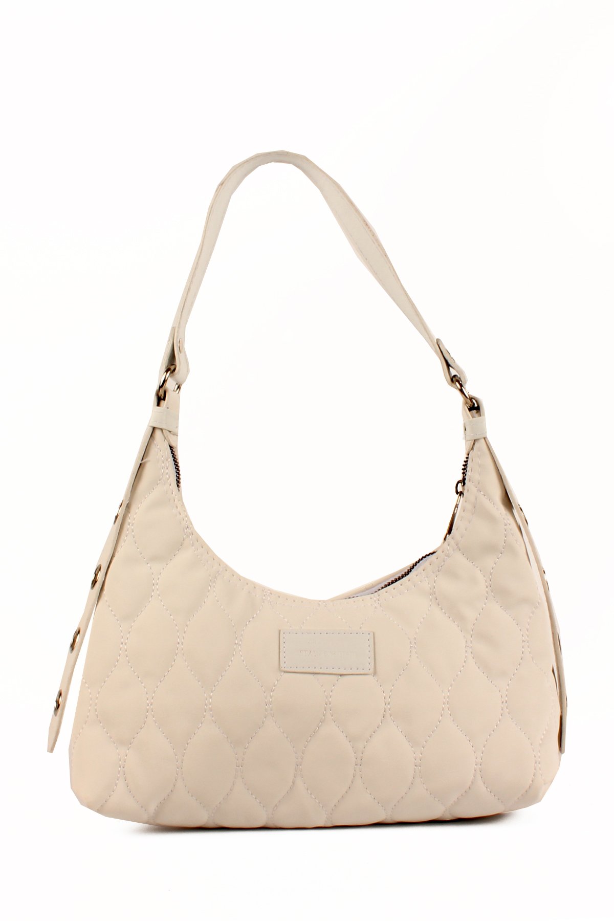 LWE10686-SyhTalhaLuwwe Bag'sKadın Paraşüt Kumaş Özel Nakışlı Kemer Detaylı Baget Çanta (10686)