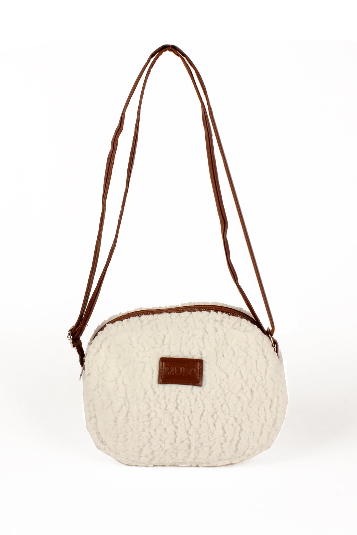 LWE10737-SyhTalhaLuwwe Bag'sKadın Peluş-Suni Kürklü Deri Askılı Omuz Çantası (10737)