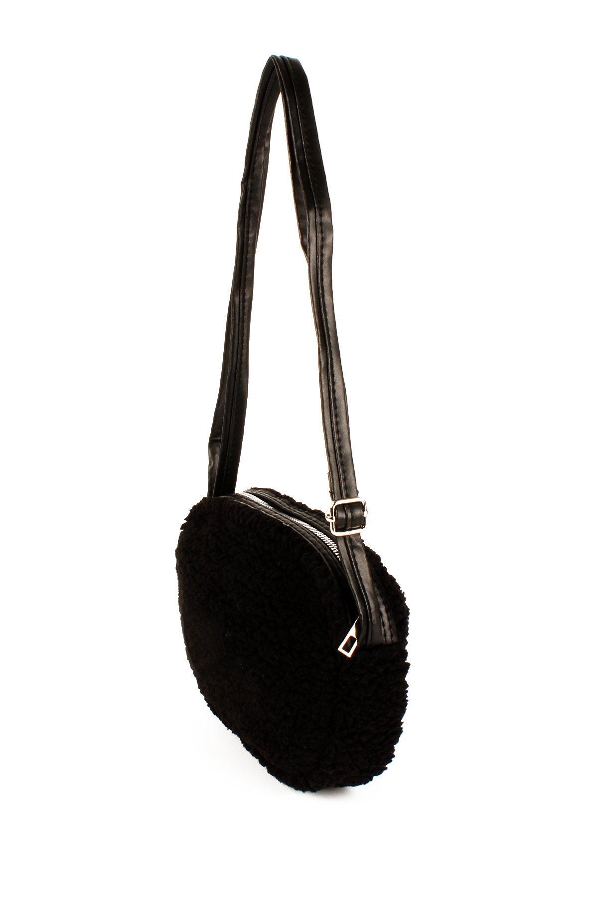 LWE10737-SyhTalhaLuwwe Bag'sKadın Peluş-Suni Kürklü Deri Askılı Omuz Çantası (10737)