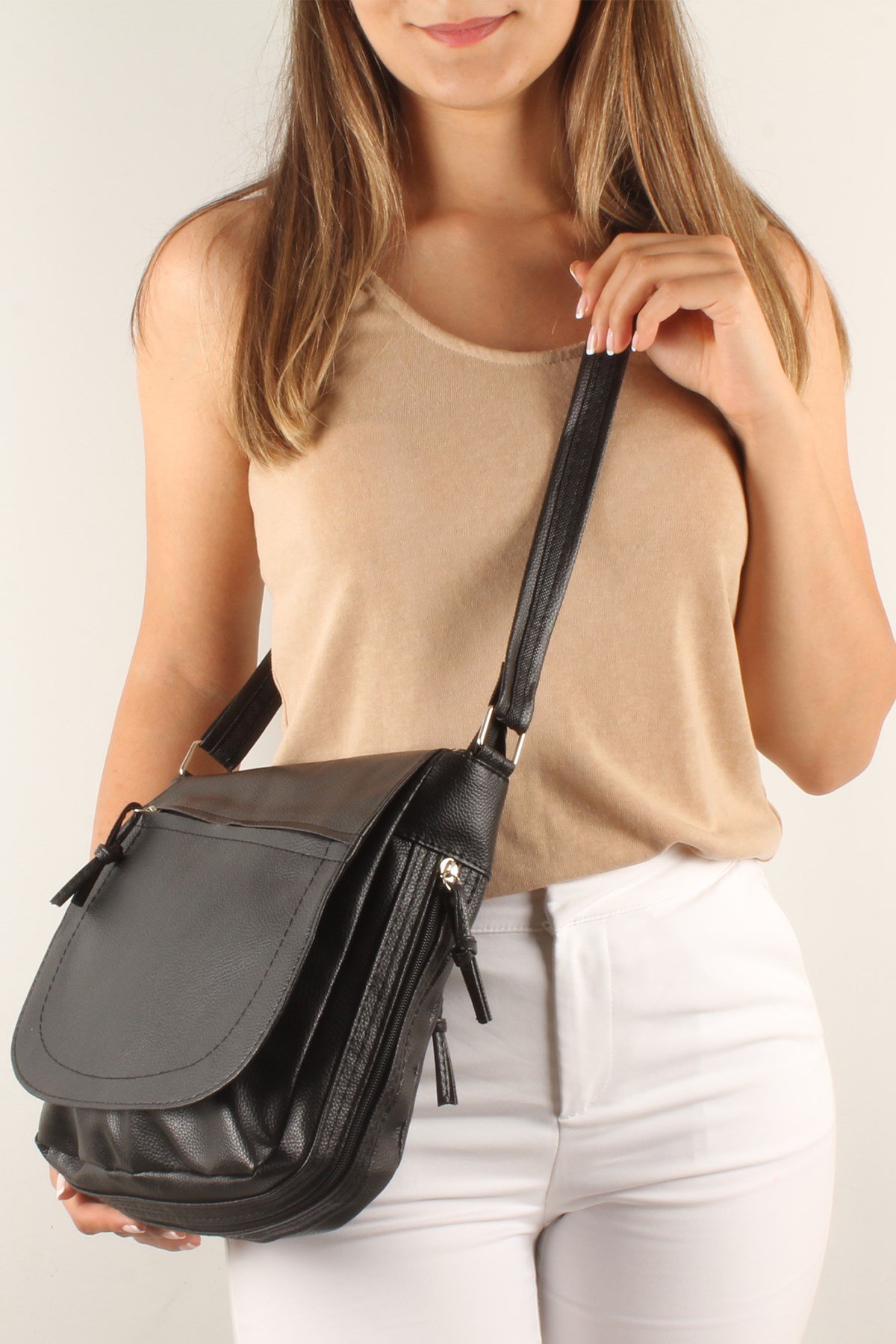 LWE20373-SLuwweLuwwe Bag'sKadın Postacı Tarz Omuz Çantası (20373)