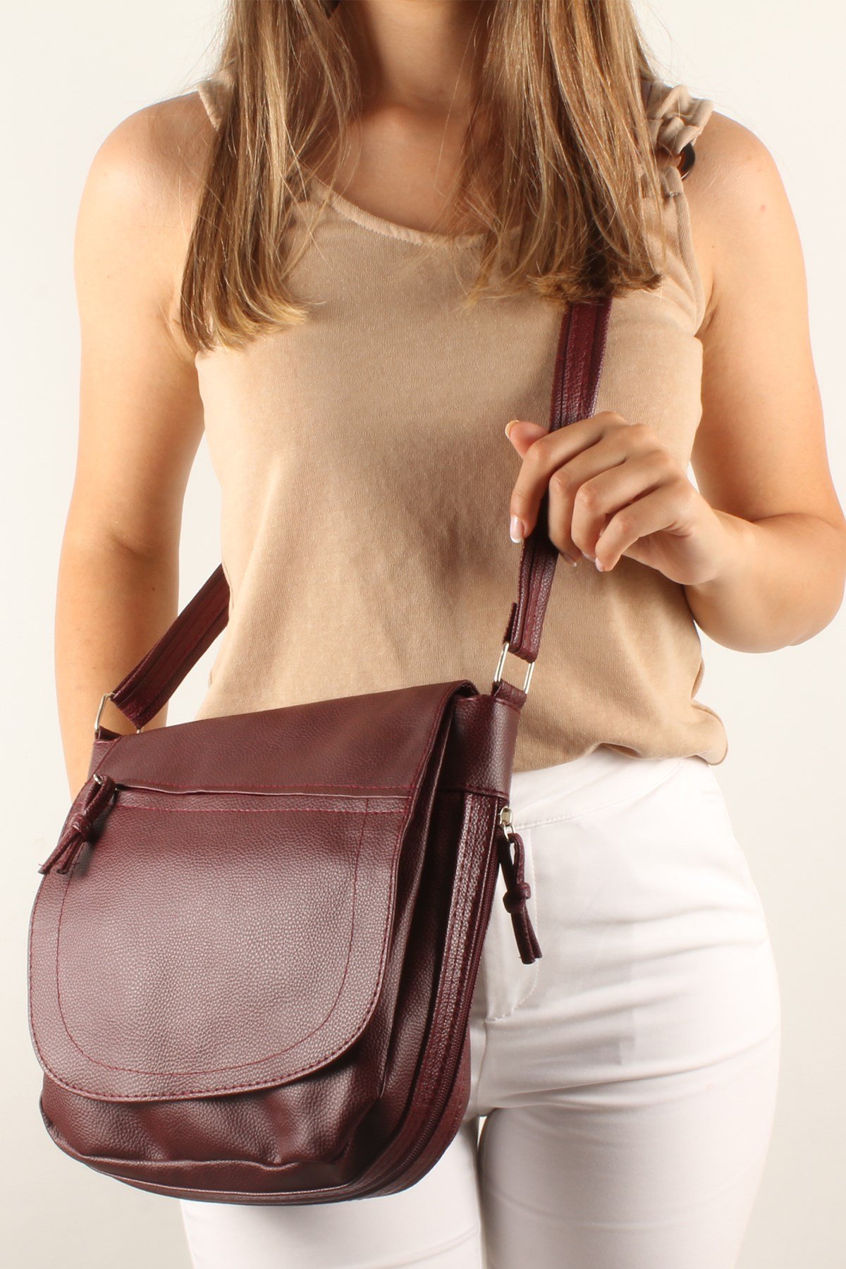 LWE20373-SLuwweLuwwe Bag'sKadın Postacı Tarz Omuz Çantası (20373)