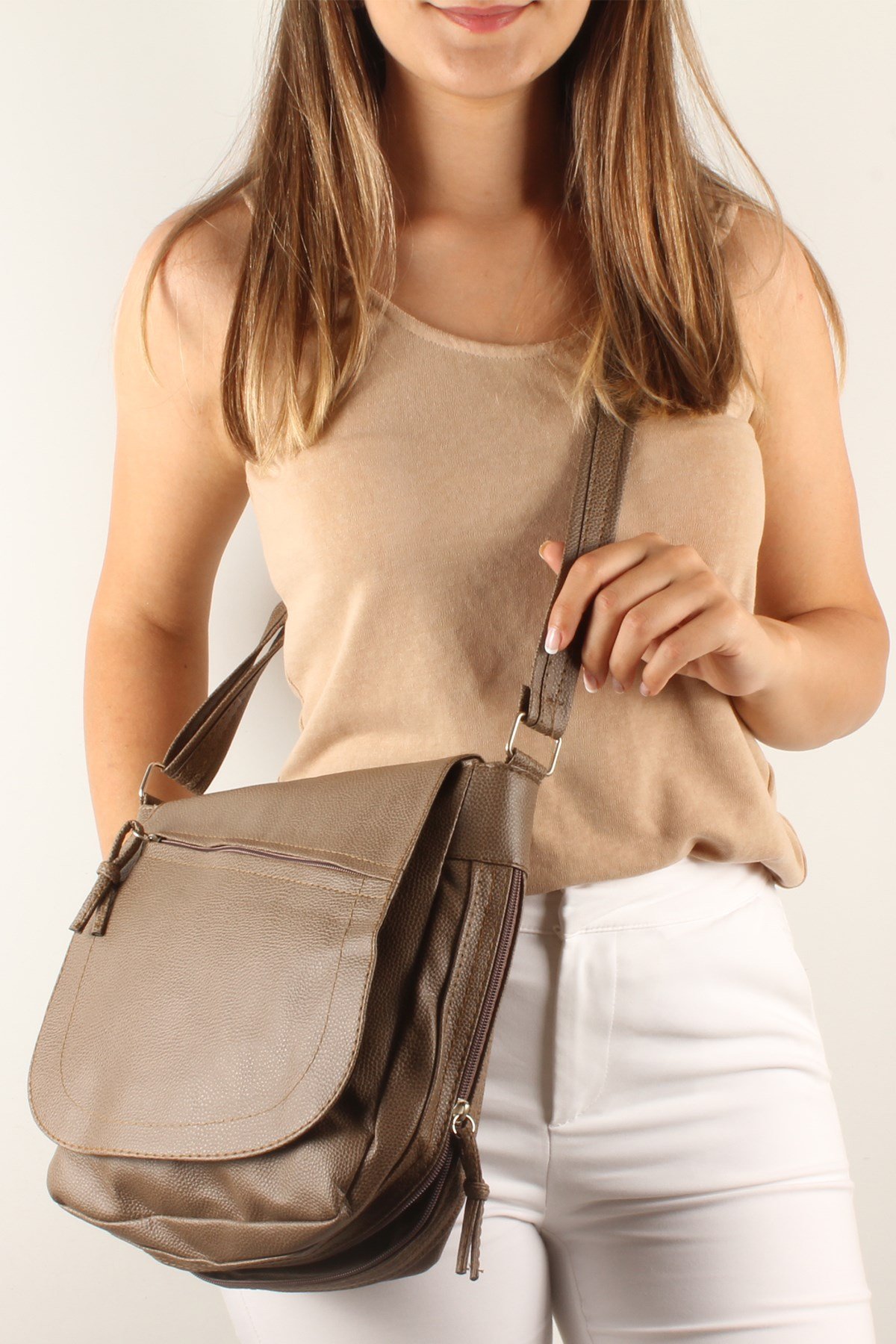 LWE20373-SLuwweLuwwe Bag'sKadın Postacı Tarz Omuz Çantası (20373)