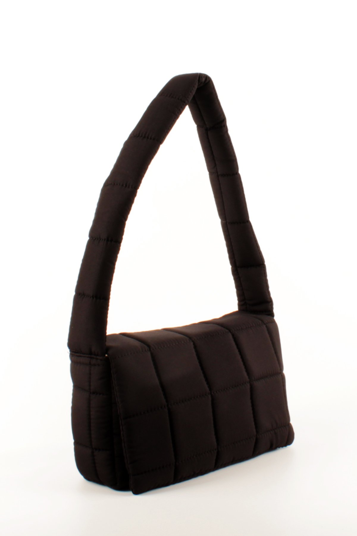 LWE20760-SyhVarLuwwe Bag'sKadın Puf Kumaş Destekli Kapitoneli Baget Çanta (20760)