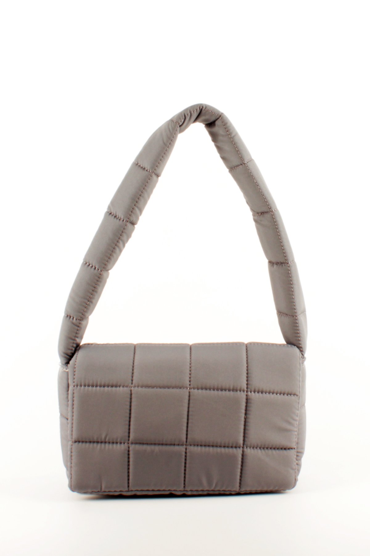 LWE20760-SyhVarLuwwe Bag'sKadın Puf Kumaş Destekli Kapitoneli Baget Çanta (20760)