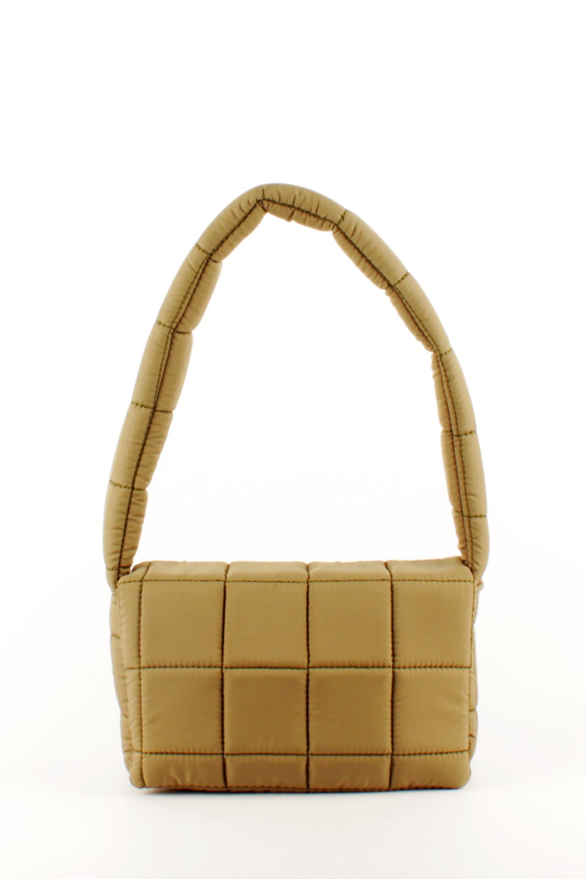 LWE20760-SyhVarLuwwe Bag'sKadın Puf Kumaş Destekli Kapitoneli Baget Çanta (20760)