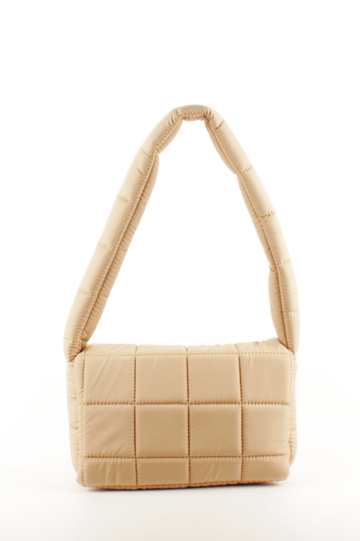 LWE20760-SyhVarLuwwe Bag'sKadın Puf Kumaş Destekli Kapitoneli Baget Çanta (20760)