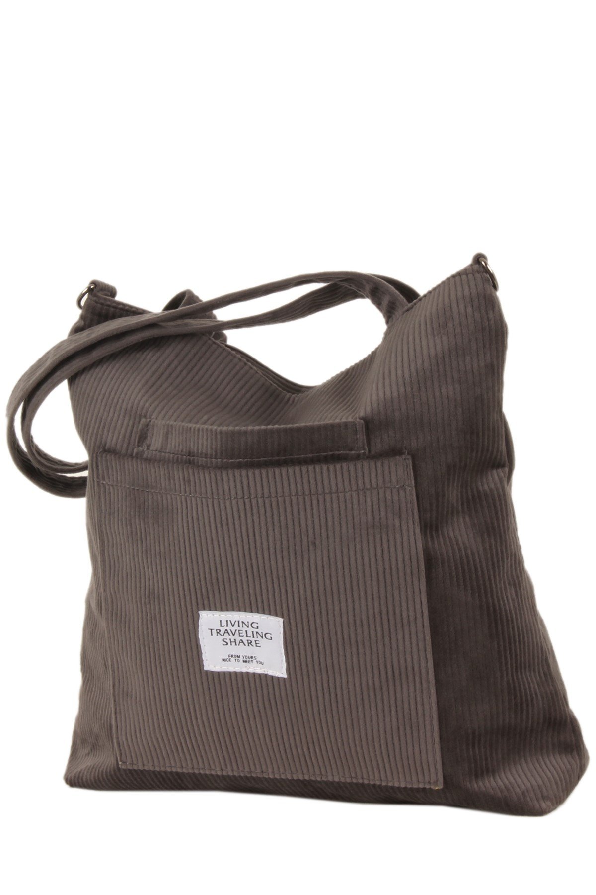 LWE20418-SLuwweLuwwe Bag'sKadın Salaş Kadife Kol ve Omuz Çantası (20418)