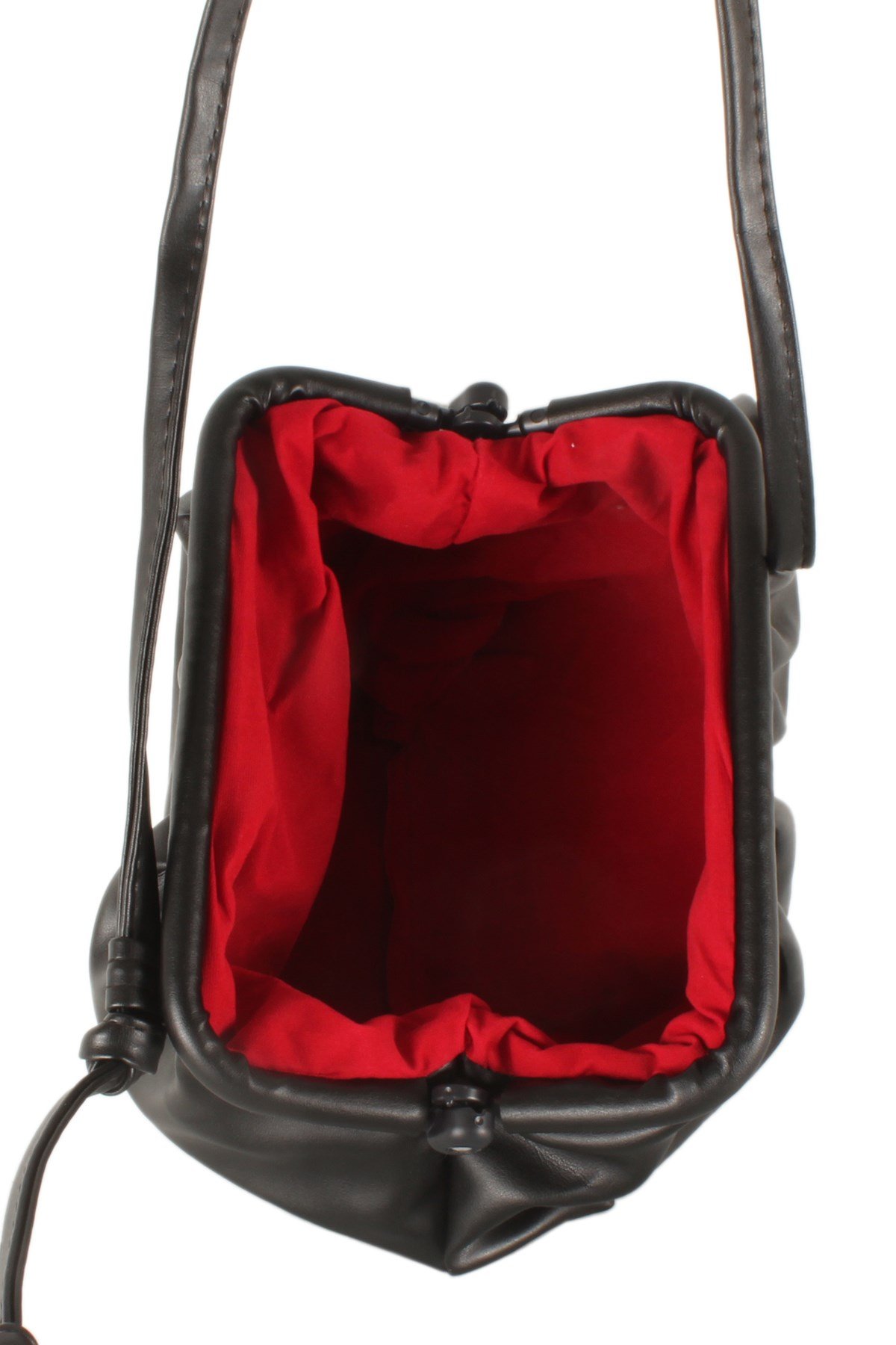 LWE10366-SLuwweLuwwe Bag'sKadın Salaş Kıvrımlı Büzgülü Askı Omuz Çantası (10366)