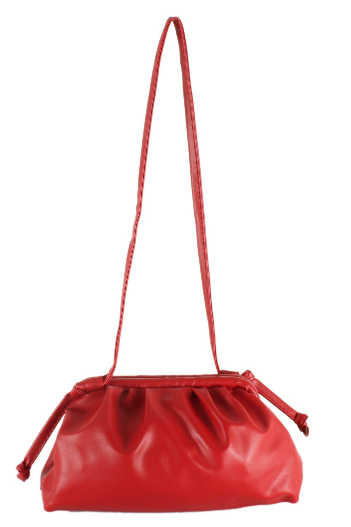 LWE10366-SLuwweLuwwe Bag'sKadın Salaş Kıvrımlı Büzgülü Askı Omuz Çantası (10366)