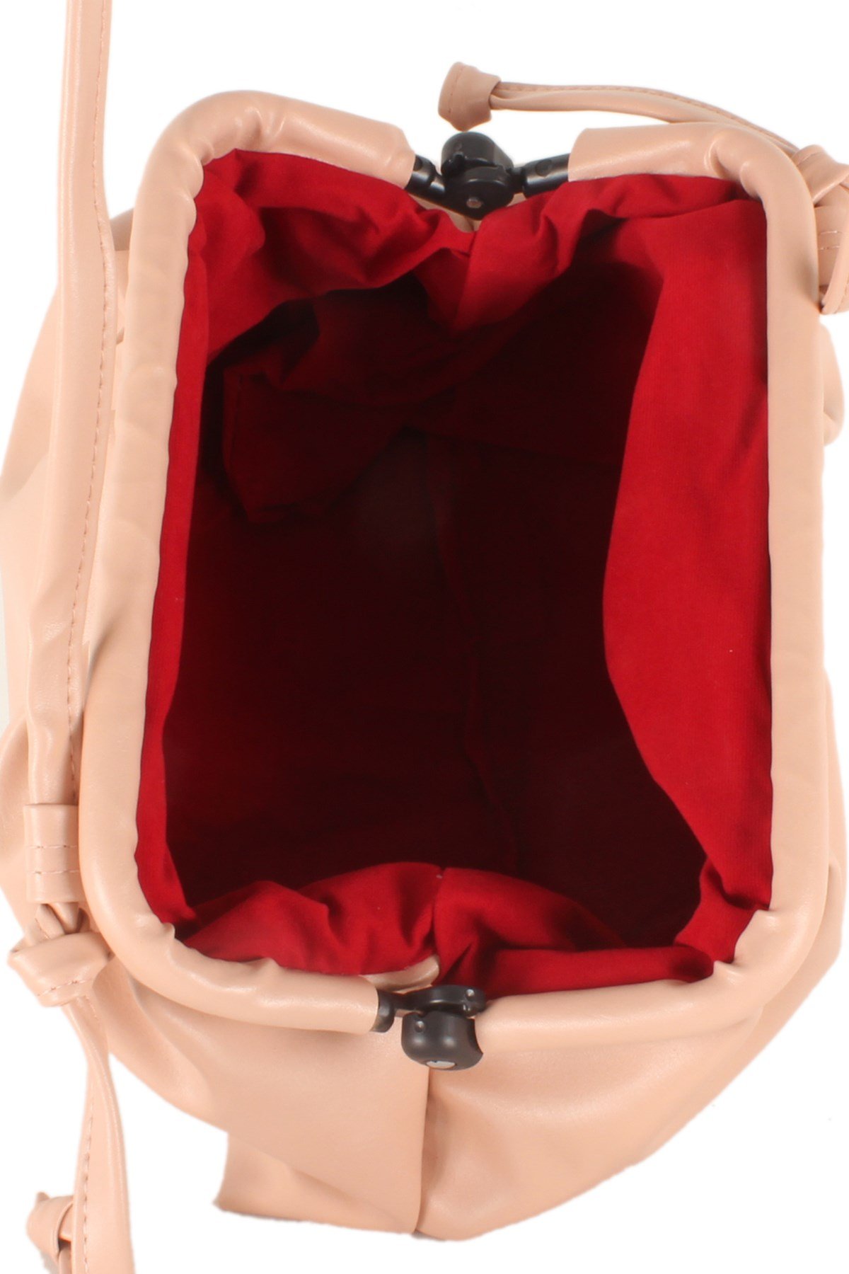 LWE10366-SLuwweLuwwe Bag'sKadın Salaş Kıvrımlı Büzgülü Askı Omuz Çantası (10366)