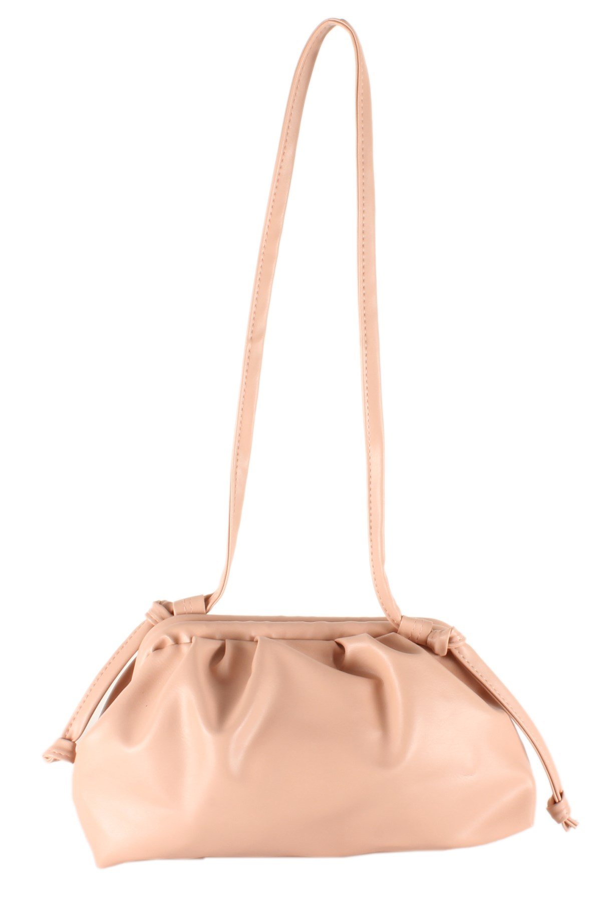 LWE10366-SLuwweLuwwe Bag'sKadın Salaş Kıvrımlı Büzgülü Askı Omuz Çantası (10366)