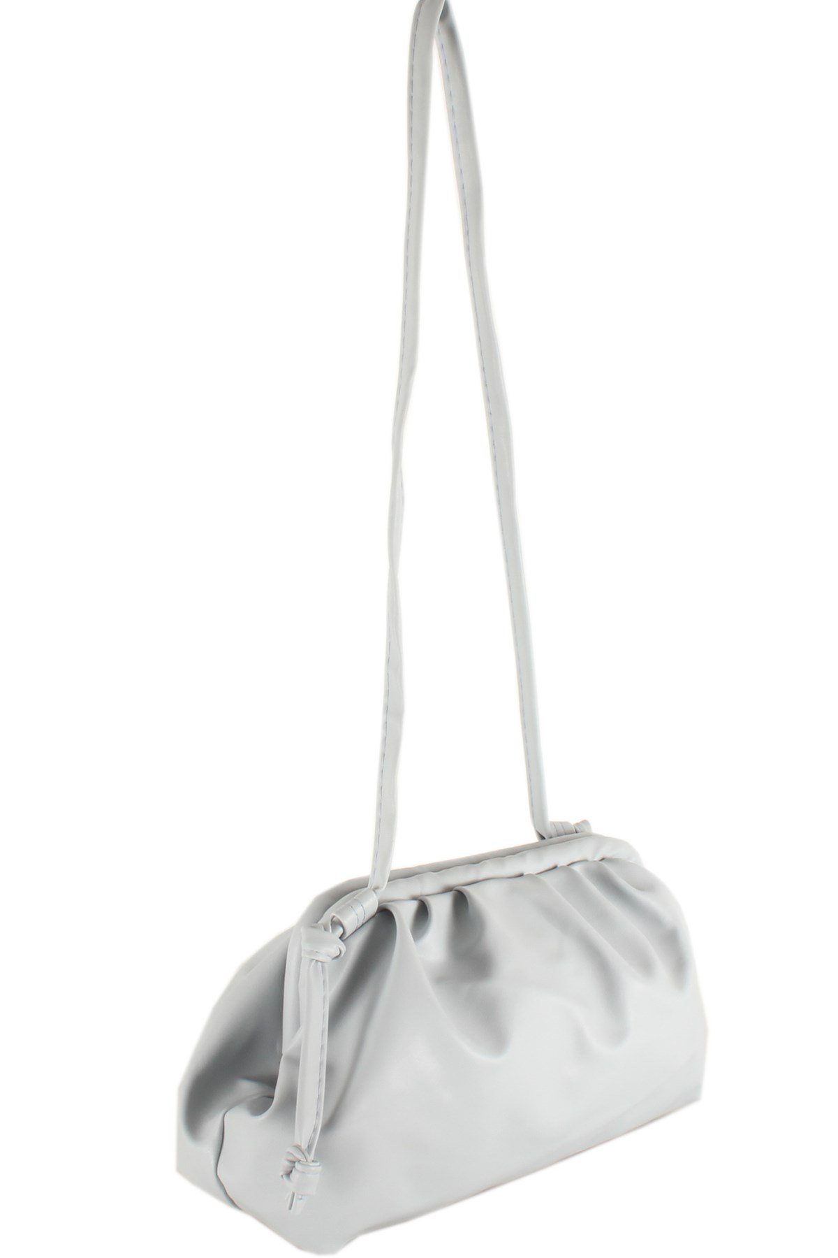 LWE10366-SLuwweLuwwe Bag'sKadın Salaş Kıvrımlı Büzgülü Askı Omuz Çantası (10366)