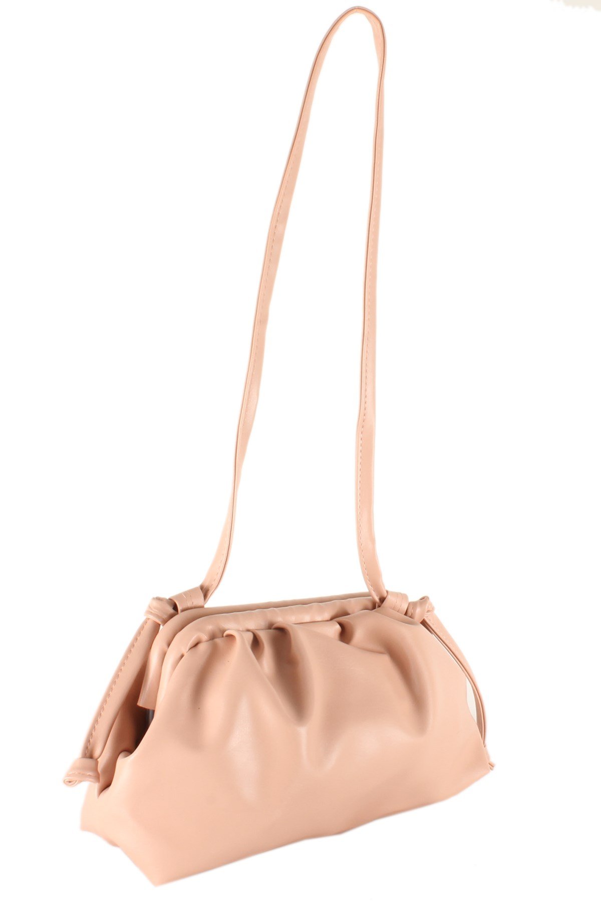 LWE10366-SLuwweLuwwe Bag'sKadın Salaş Kıvrımlı Büzgülü Askı Omuz Çantası (10366)