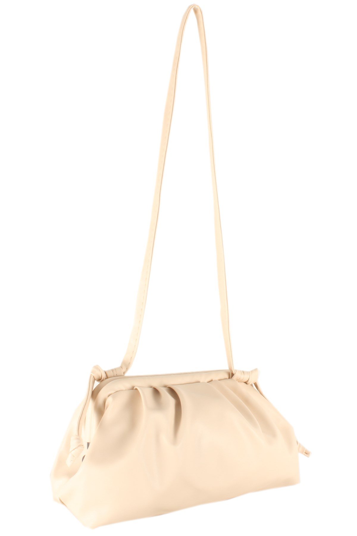 LWE10366-SLuwweLuwwe Bag'sKadın Salaş Kıvrımlı Büzgülü Askı Omuz Çantası (10366)