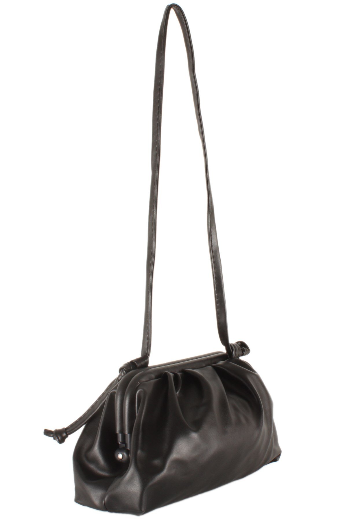 LWE10366-SLuwweLuwwe Bag'sKadın Salaş Kıvrımlı Büzgülü Askı Omuz Çantası (10366)