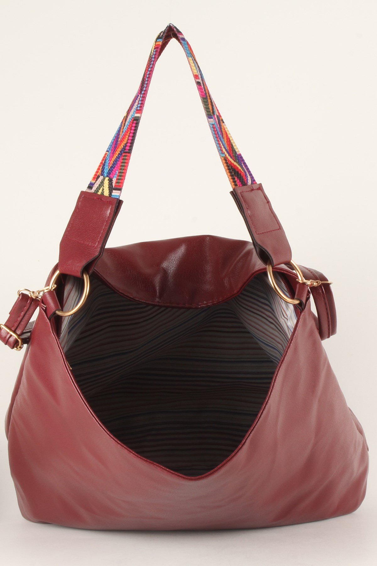 LWE20408-SLuwweLuwwe Bag'sKadın Salaş Yumuşak Dokulu İki Askılı Kol ve Omuz Çantası (20408)