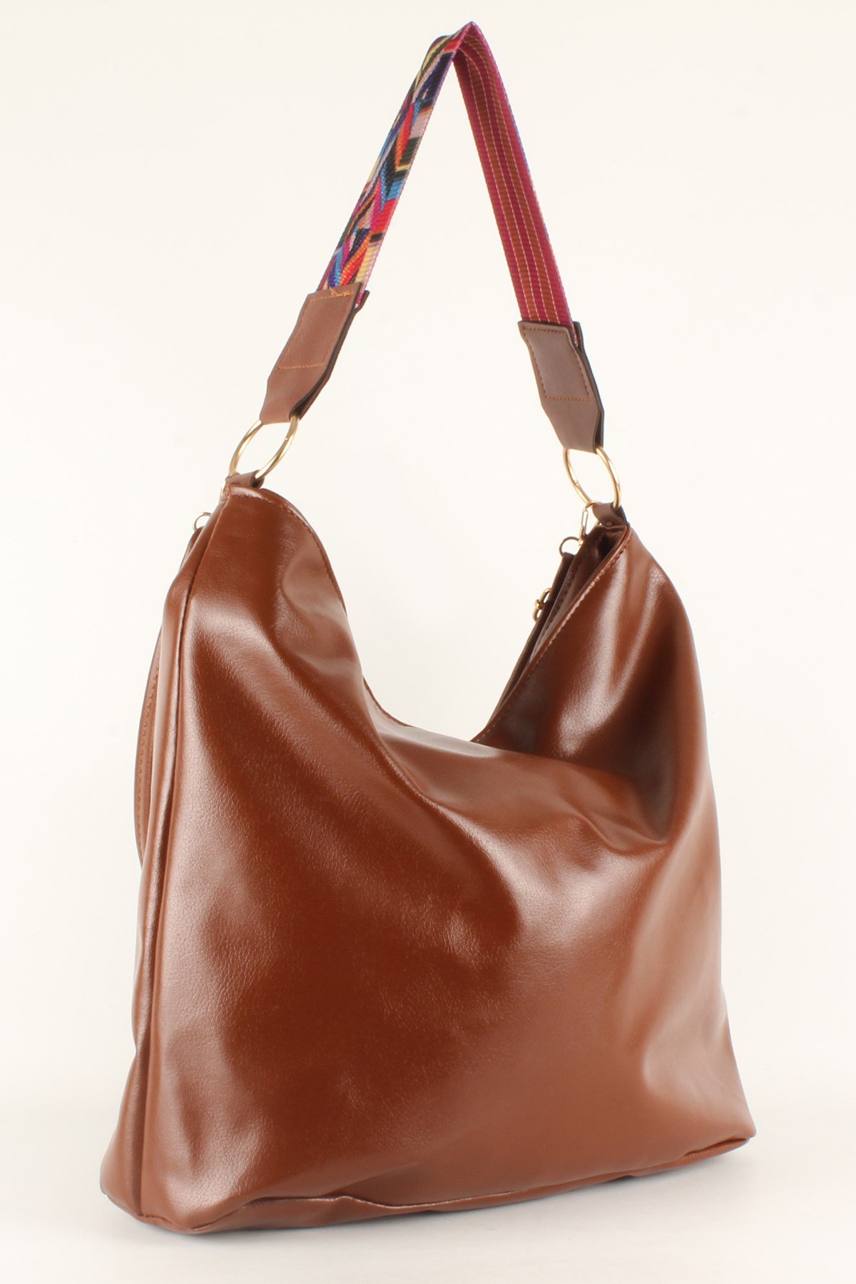 LWE20408-SLuwweLuwwe Bag'sKadın Salaş Yumuşak Dokulu İki Askılı Kol ve Omuz Çantası (20408)