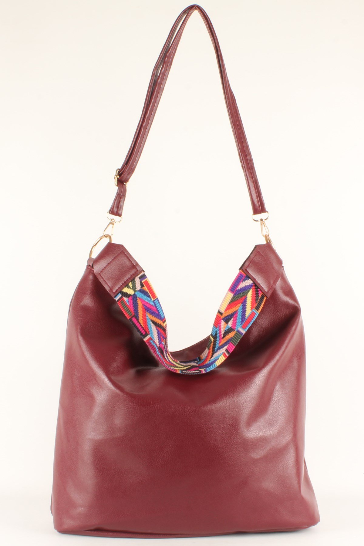 LWE20408-SLuwweLuwwe Bag'sKadın Salaş Yumuşak Dokulu İki Askılı Kol ve Omuz Çantası (20408)