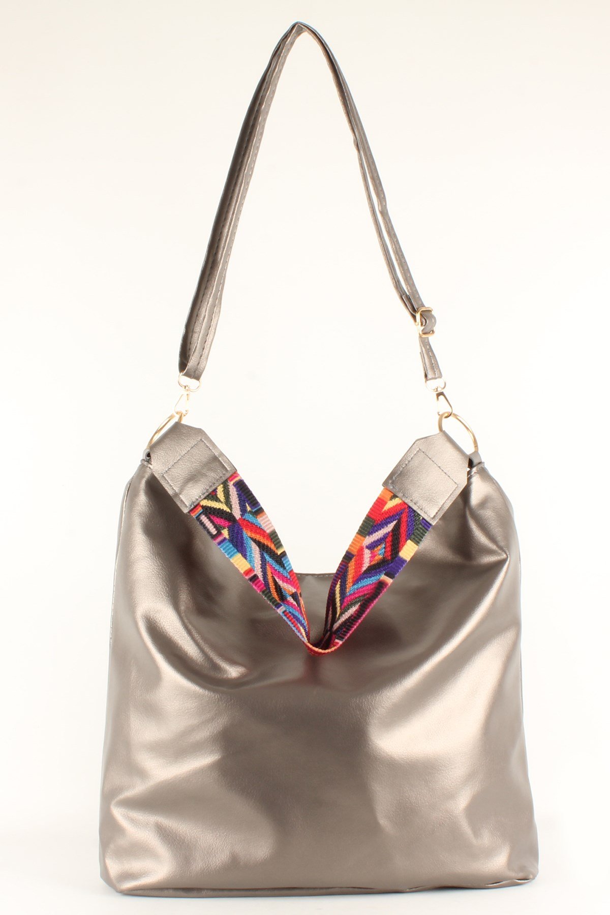 LWE20408-SLuwweLuwwe Bag'sKadın Salaş Yumuşak Dokulu İki Askılı Kol ve Omuz Çantası (20408)