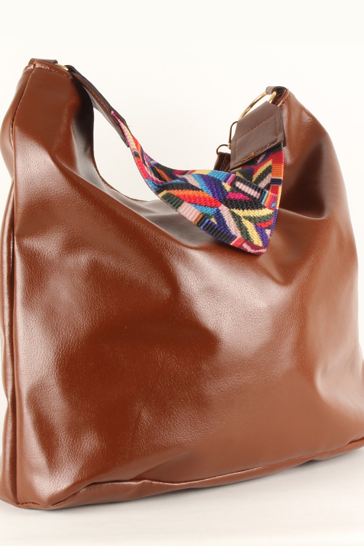 LWE20408-SLuwweLuwwe Bag'sKadın Salaş Yumuşak Dokulu İki Askılı Kol ve Omuz Çantası (20408)