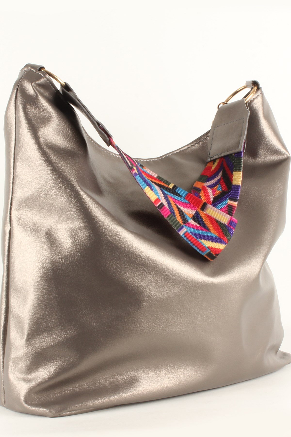 LWE20408-SLuwweLuwwe Bag'sKadın Salaş Yumuşak Dokulu İki Askılı Kol ve Omuz Çantası (20408)