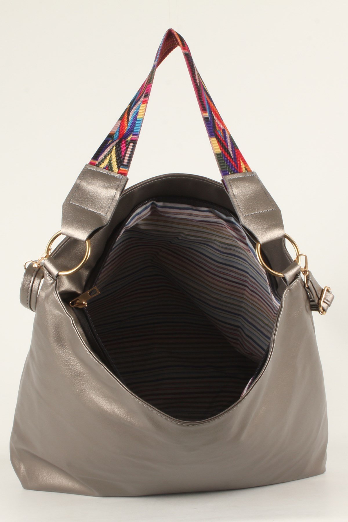 LWE20408-SLuwweLuwwe Bag'sKadın Salaş Yumuşak Dokulu İki Askılı Kol ve Omuz Çantası (20408)