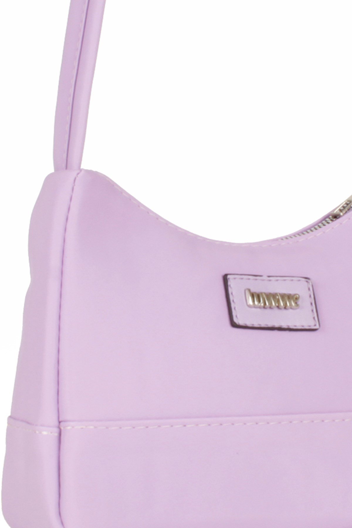 LWE20532-STalhaLuwwe Bag'sKadın Saten Baget Midi Boy El ve Omuz Çantası (20532)