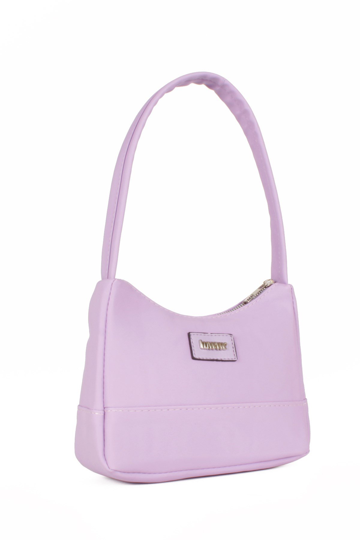 LWE20532-STalhaLuwwe Bag'sKadın Saten Baget Midi Boy El ve Omuz Çantası (20532)