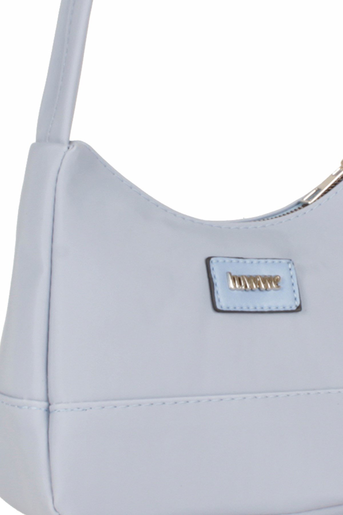 LWE20532-STalhaLuwwe Bag'sKadın Saten Baget Midi Boy El ve Omuz Çantası (20532)