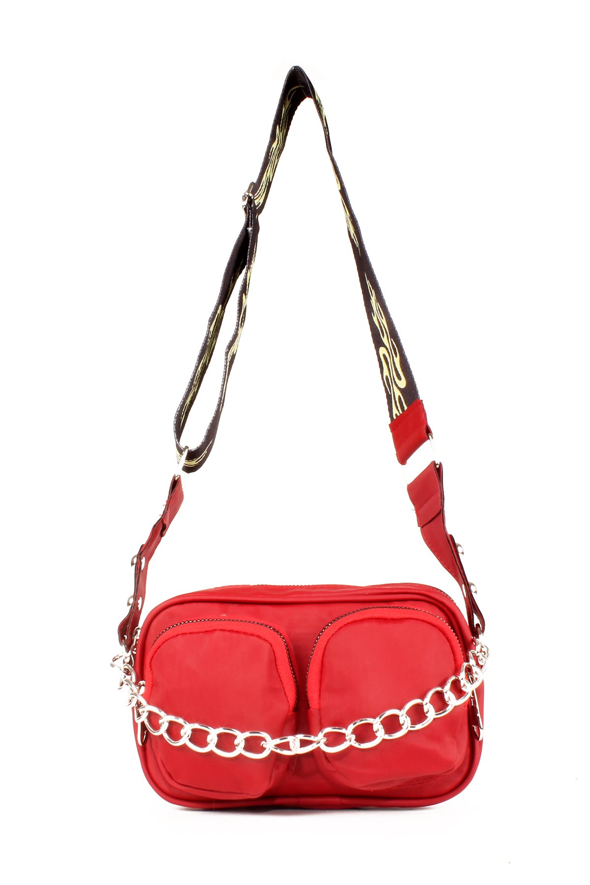 LWE10606-SyhTalhaLuwwe Bag'sKadın Saten Çift Cepli Kolon Askılı Omuz Çantası (10606)