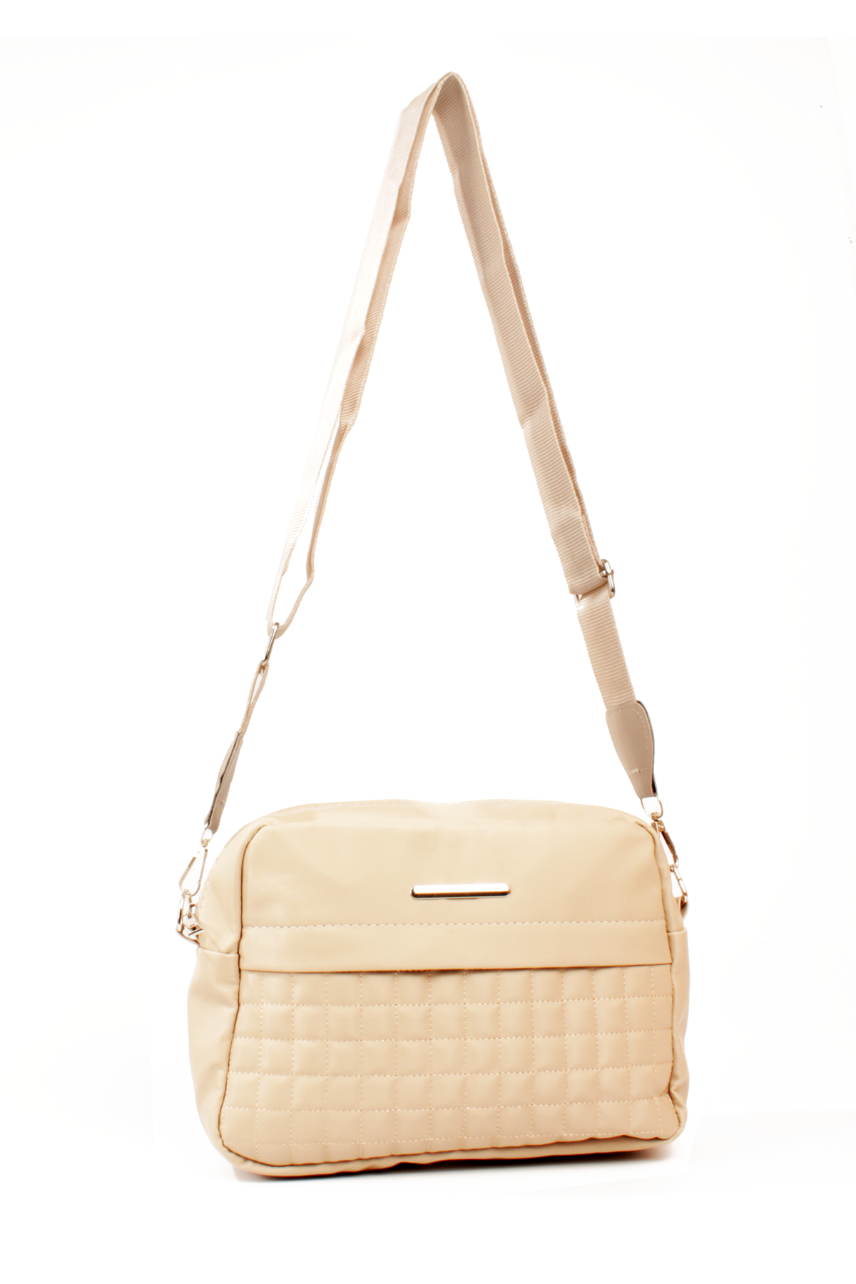 LWE20792-SyhTalhaLuwwe Bag'sKadın Saten Doku Kapitoneli Spor Kolon Askılı Ön Bölmeli Omuz&Çapraz Çanta (20792)