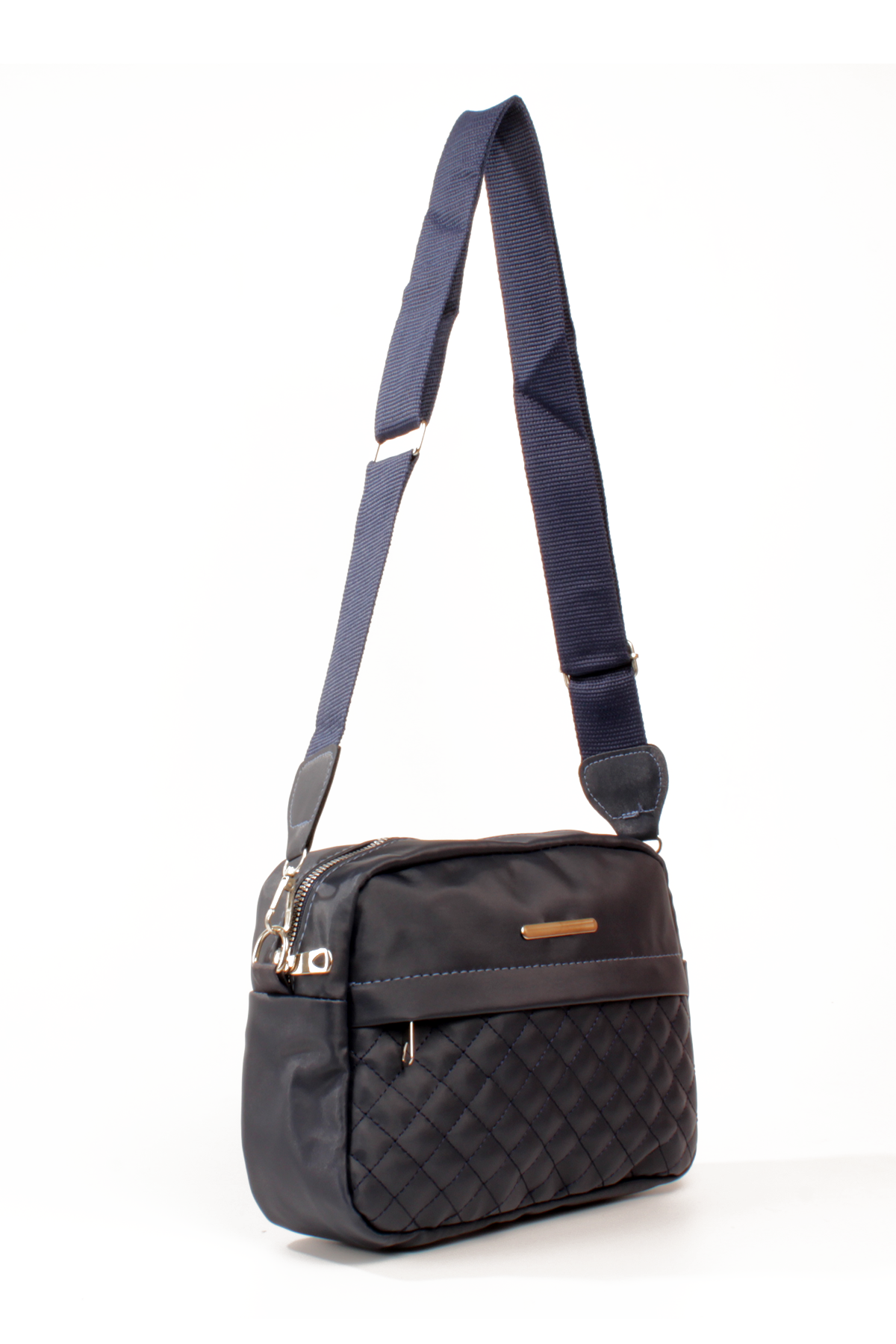 LWE20792-SyhTalhaLuwwe Bag'sKadın Saten Doku Kapitoneli Spor Kolon Askılı Ön Bölmeli Omuz&Çapraz Çanta (20792)