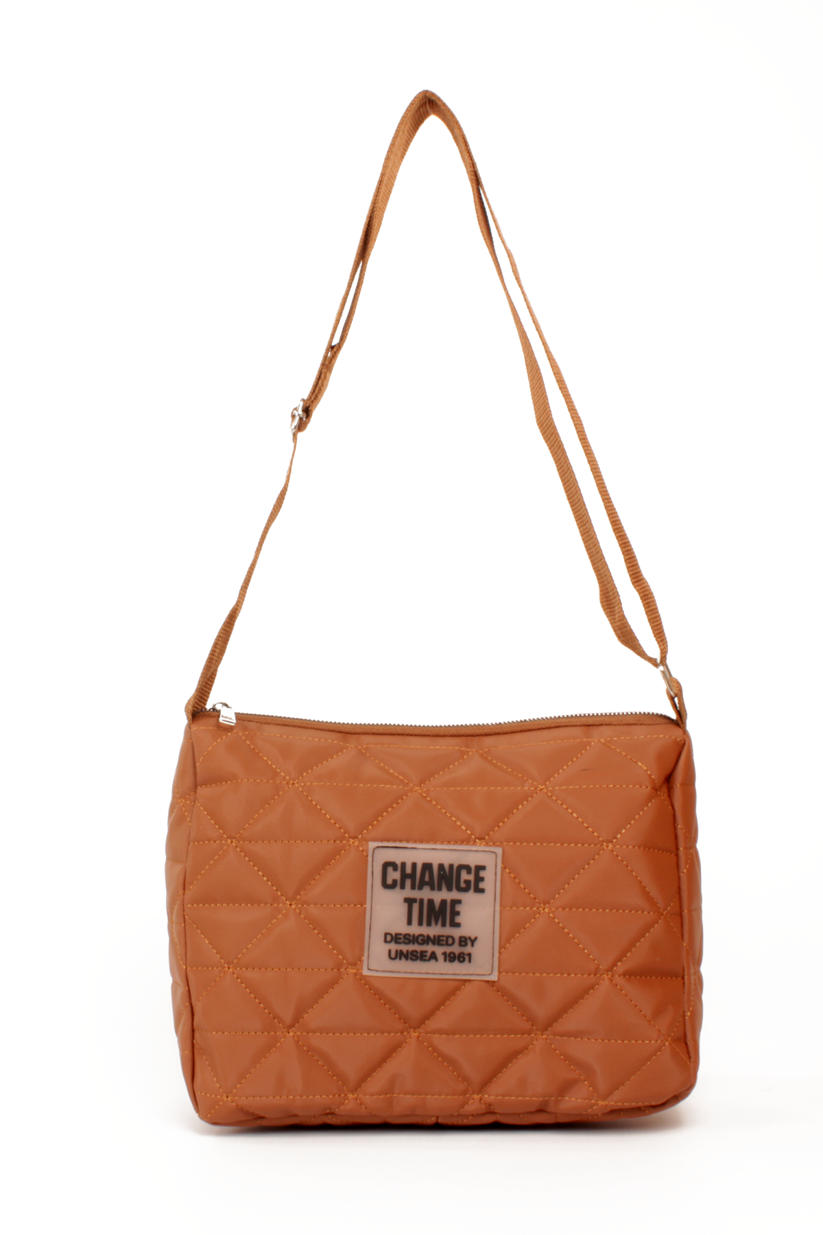 LWE20787-SyhTalhaLuwwe Bag'sKadın Saten Doku Kapitoneli Spor Kolon Askılı Yazı Detaylı Omuz&Çapraz Çanta (20787)