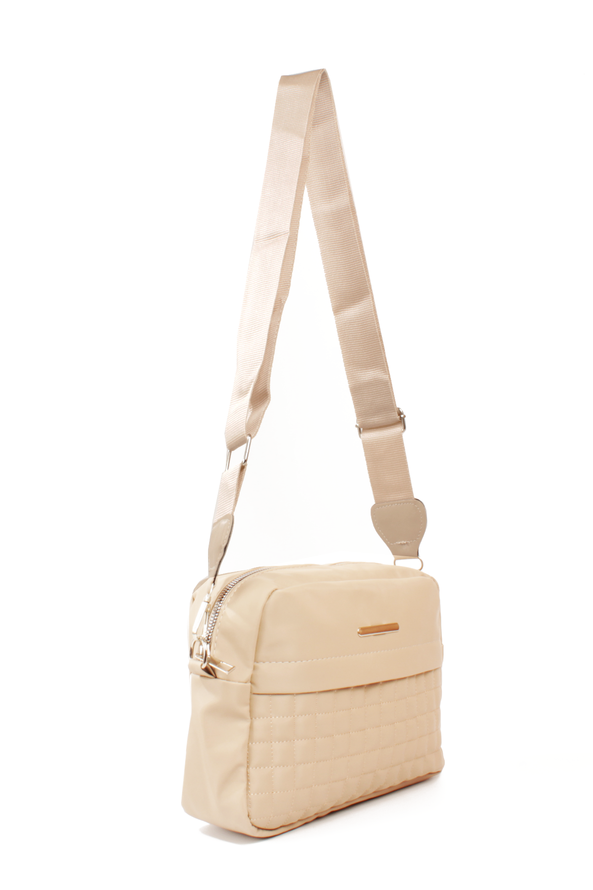 LWE20792-SyhTalhaLuwwe Bag'sKadın Saten Doku Kapitoneli Spor Kolon Askılı Ön Bölmeli Omuz&Çapraz Çanta (20792)