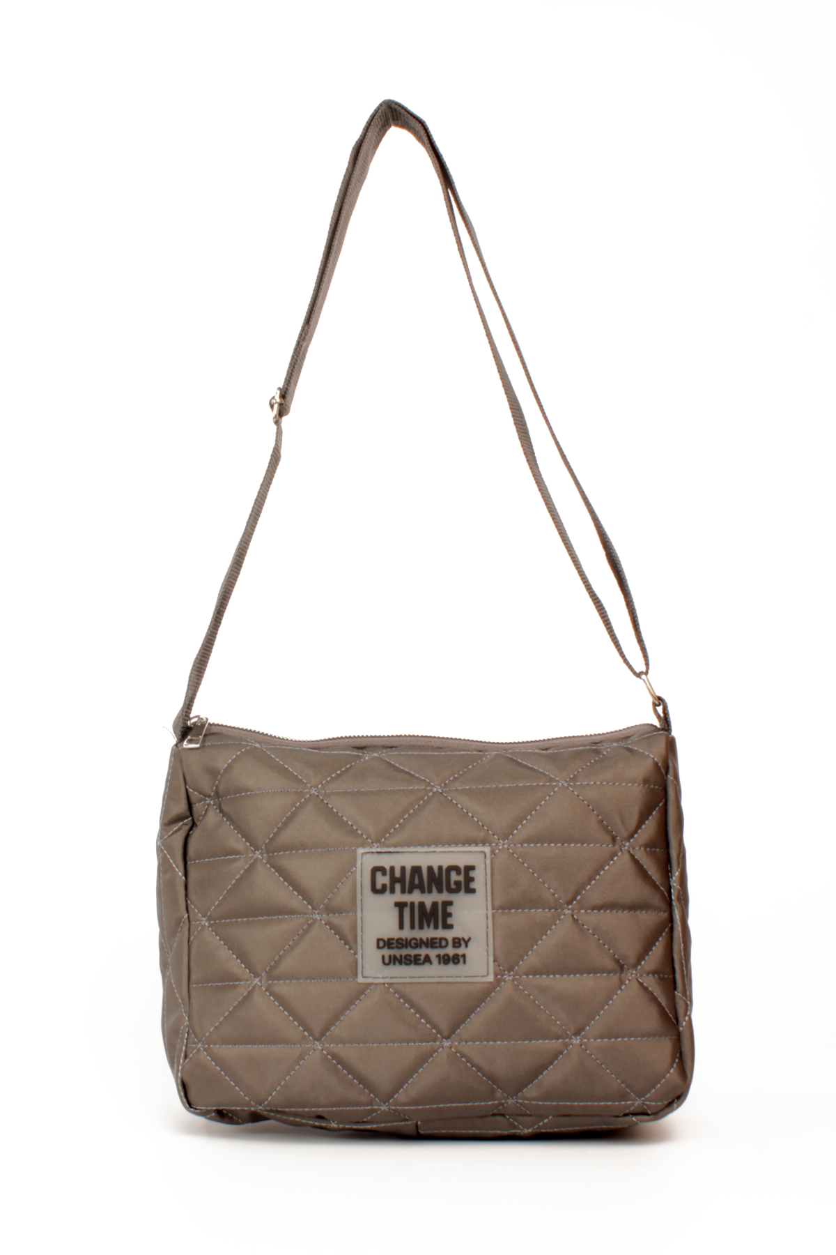 LWE20787-SyhTalhaLuwwe Bag'sKadın Saten Doku Kapitoneli Spor Kolon Askılı Yazı Detaylı Omuz&Çapraz Çanta (20787)