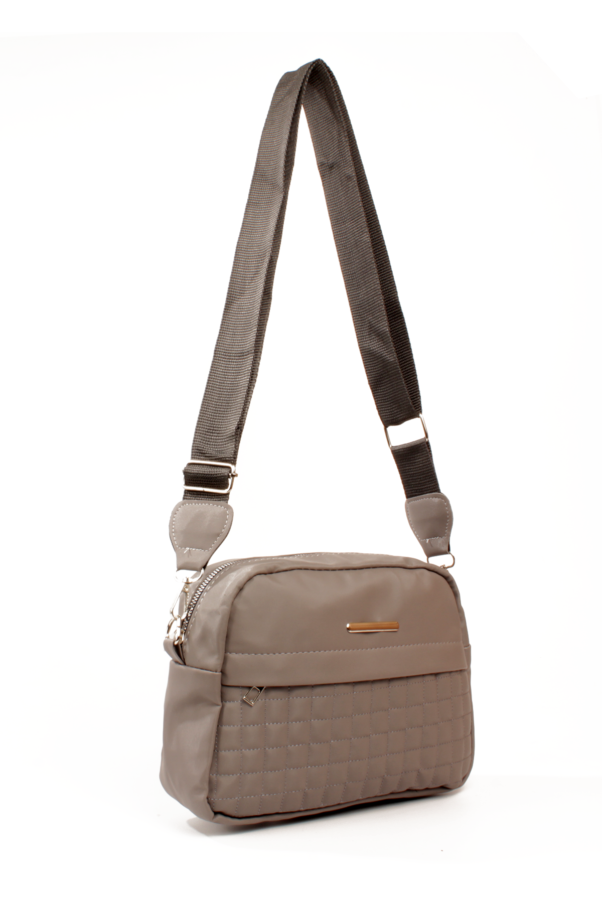 LWE20792-SyhTalhaLuwwe Bag'sKadın Saten Doku Kapitoneli Spor Kolon Askılı Ön Bölmeli Omuz&Çapraz Çanta (20792)