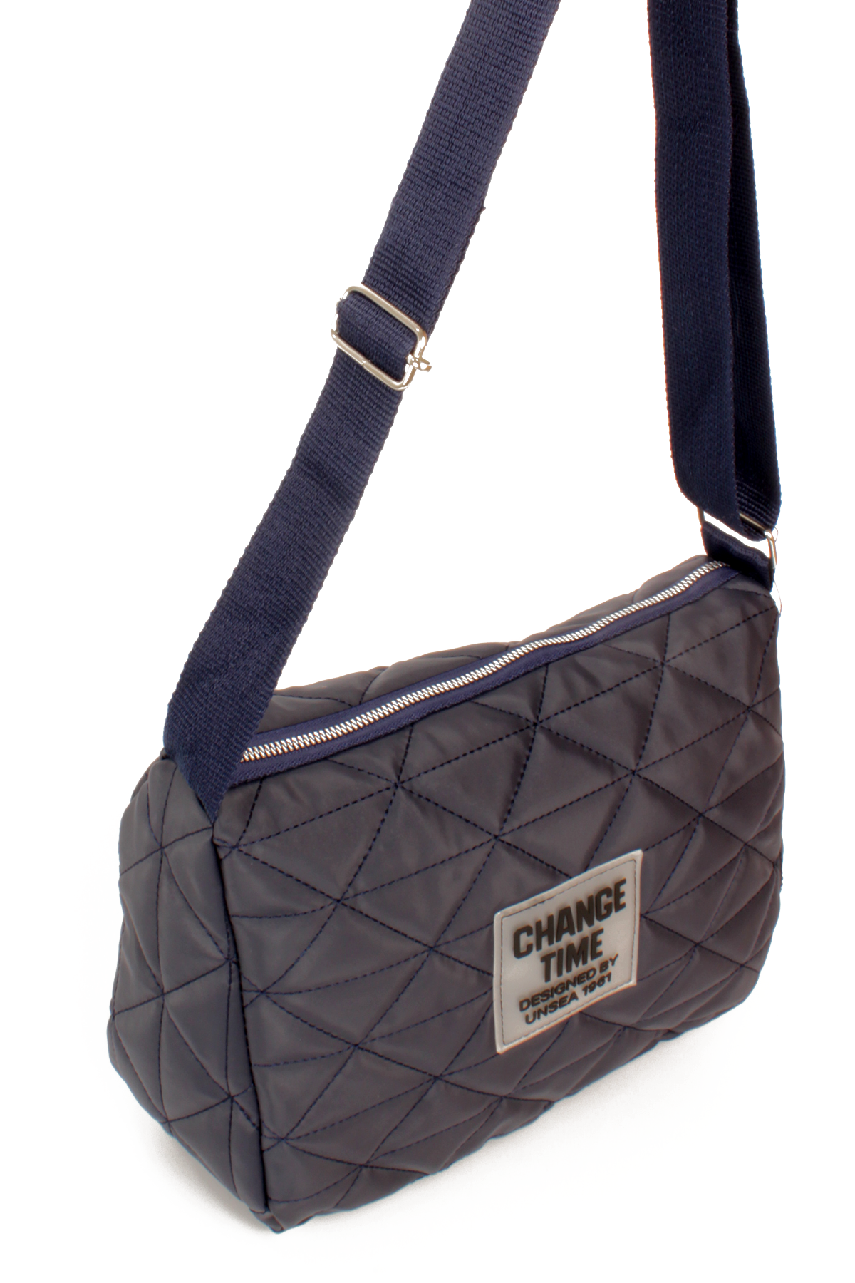 LWE20787-SyhTalhaLuwwe Bag'sKadın Saten Doku Kapitoneli Spor Kolon Askılı Yazı Detaylı Omuz&Çapraz Çanta (20787)