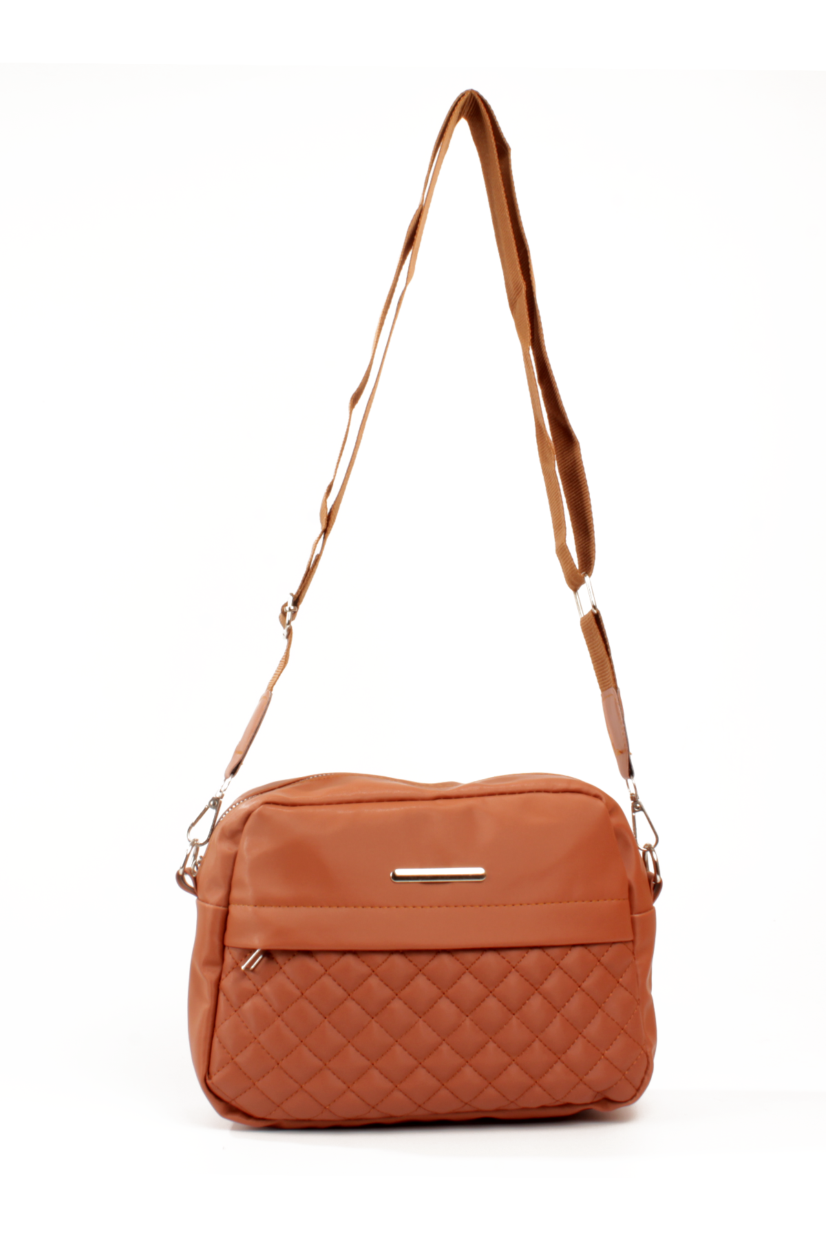 LWE20792-SyhTalhaLuwwe Bag'sKadın Saten Doku Kapitoneli Spor Kolon Askılı Ön Bölmeli Omuz&Çapraz Çanta (20792)