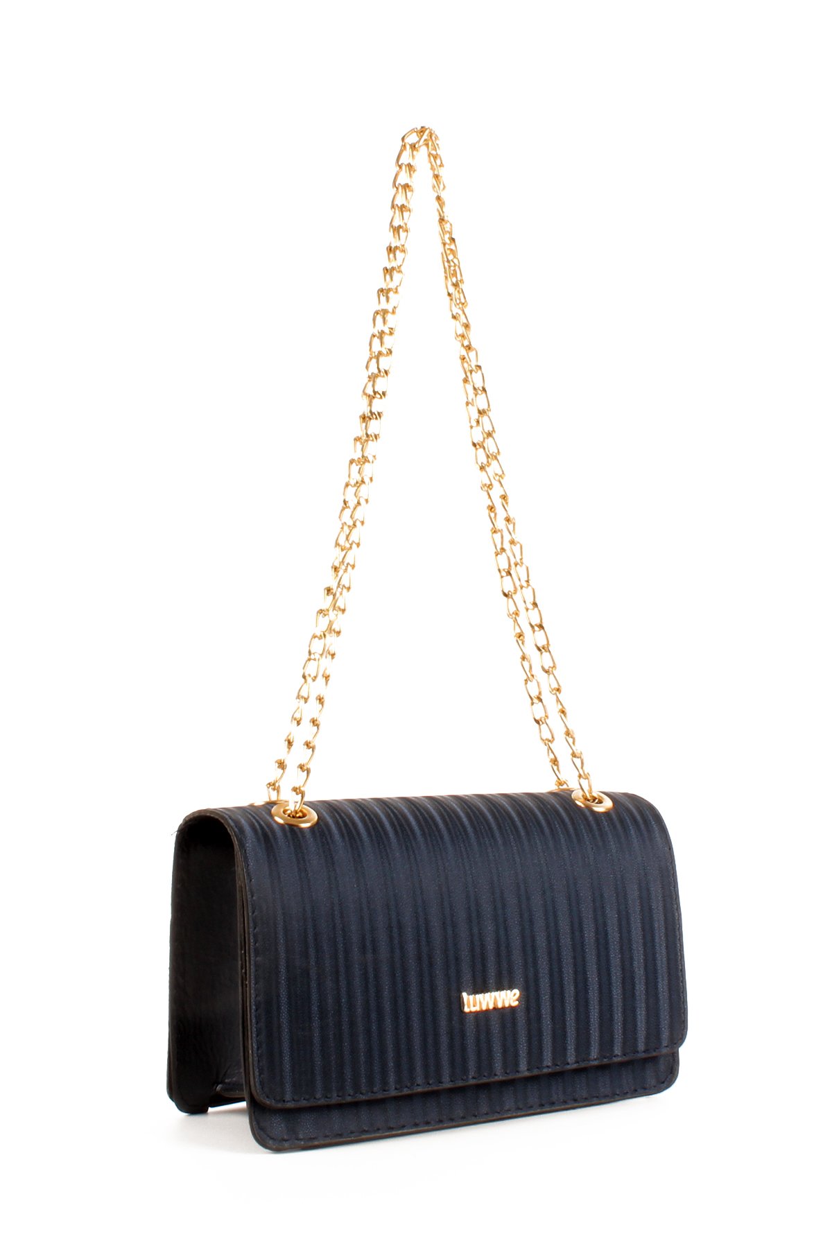 LWE20693-SyhTalhaLuwwe Bag'sKadın Saten Doku Luwwe Seri Zincir Askılı Omuz Çantası (20693)