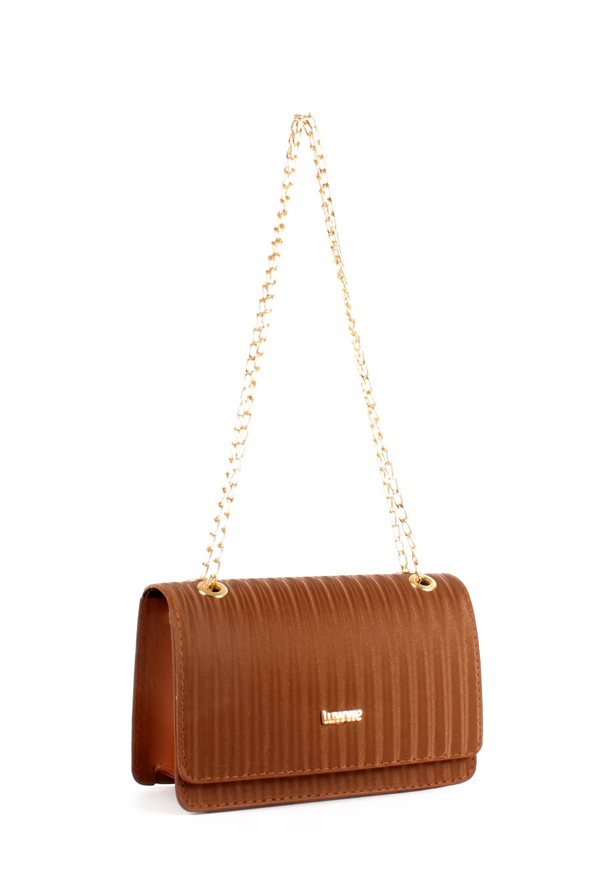 LWE20693-SyhTalhaLuwwe Bag'sKadın Saten Doku Luwwe Seri Zincir Askılı Omuz Çantası (20693)