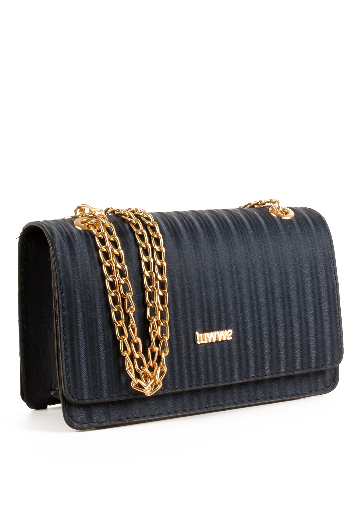 LWE20693-SyhTalhaLuwwe Bag'sKadın Saten Doku Luwwe Seri Zincir Askılı Omuz Çantası (20693)