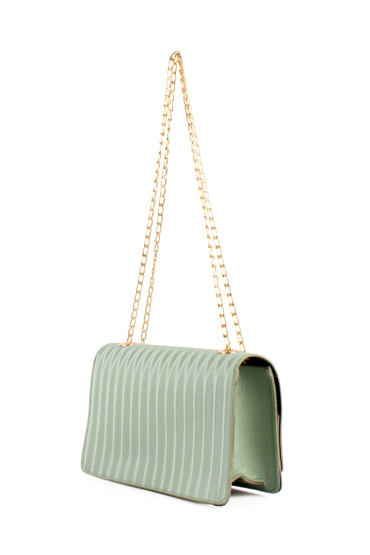 LWE20693-SyhTalhaLuwwe Bag'sKadın Saten Doku Luwwe Seri Zincir Askılı Omuz Çantası (20693)