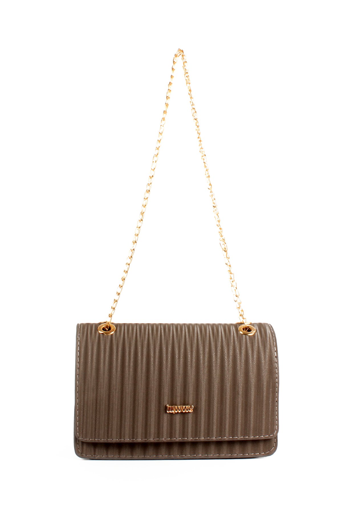 LWE20693-SyhTalhaLuwwe Bag'sKadın Saten Doku Luwwe Seri Zincir Askılı Omuz Çantası (20693)