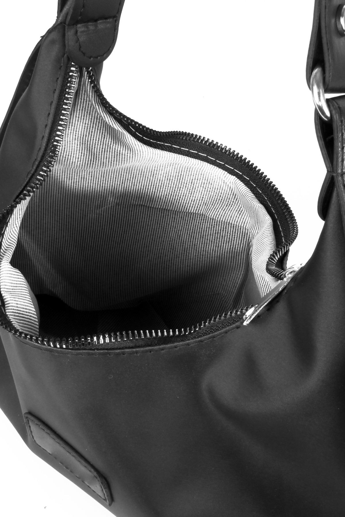 LWE10584-STalhaLuwwe Bag'sKadın Saten Dokulu Baguette Çanta (10584)