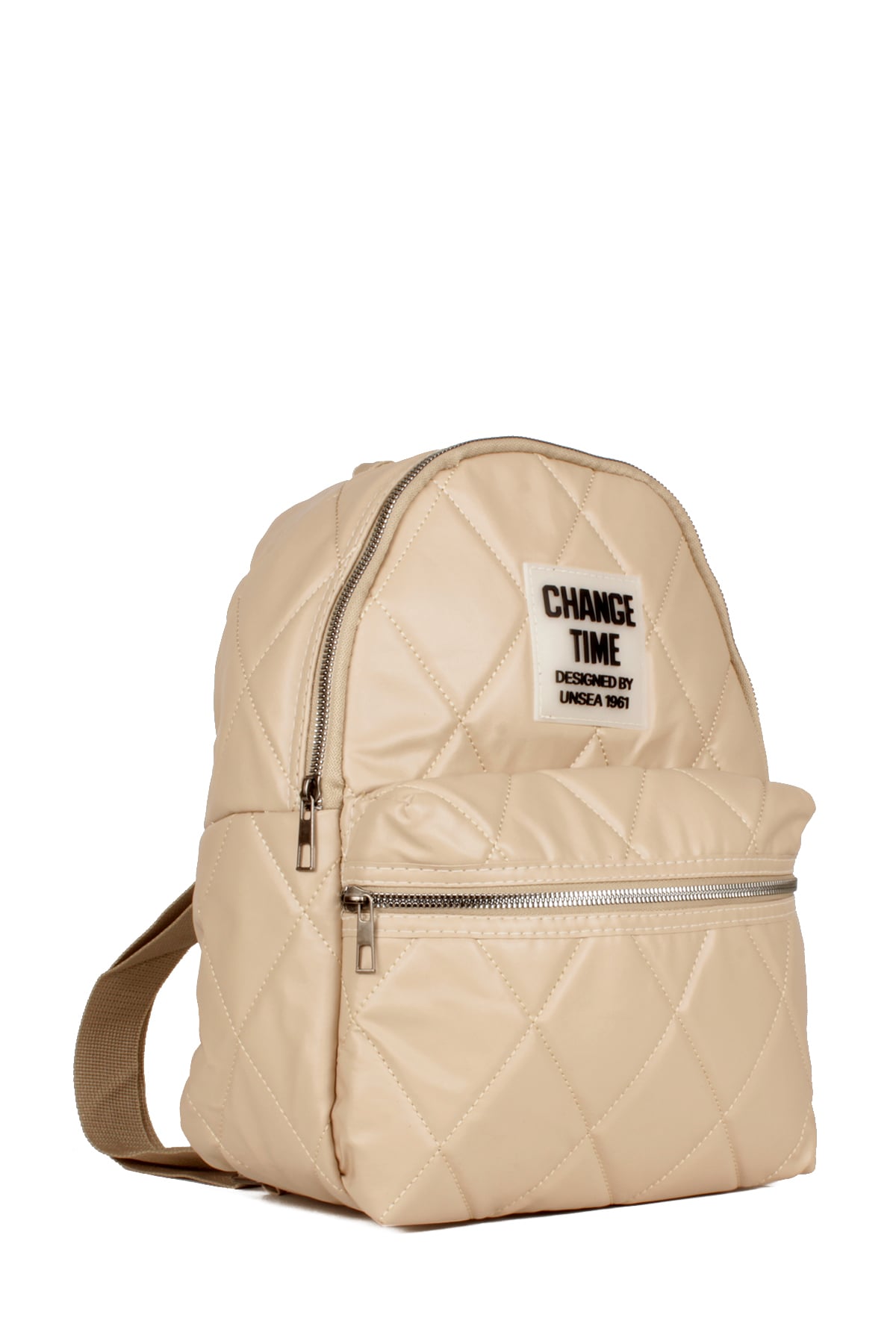 LWE10544-STalhaLuwwe Bag'sKadın Saten Kapitone Şişme Model Çift Bölmeli Okul ve Günlük Sırt Çantası (10544)