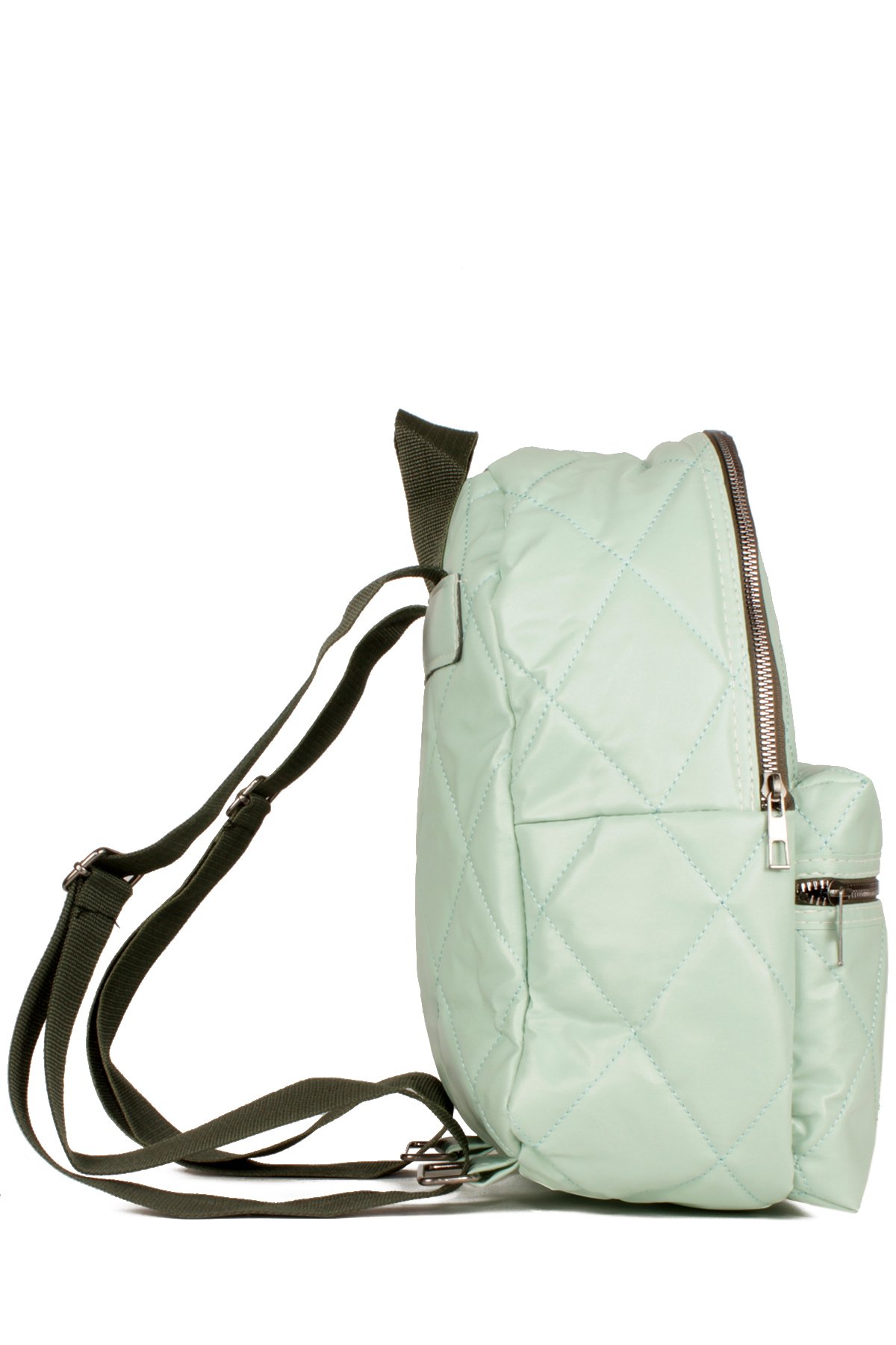 LWE10544-STalhaLuwwe Bag'sKadın Saten Kapitone Şişme Model Çift Bölmeli Okul ve Günlük Sırt Çantası (10544)