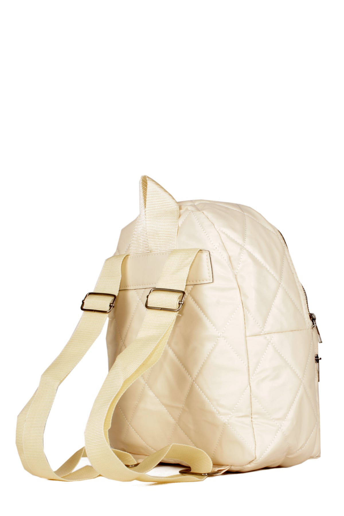 LWE10544-STalhaLuwwe Bag'sKadın Saten Kapitone Şişme Model Çift Bölmeli Okul ve Günlük Sırt Çantası (10544)